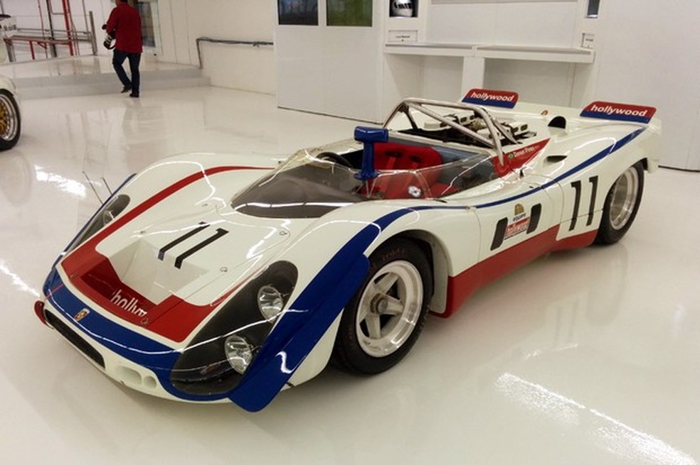 Porsche 908/2 da década de1970, que correu "Le Mans". (Foto:Alexandre Izo/AE) — Foto: Auto Esporte