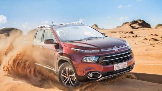 O consumo de todas as picapes a diesel automáticas do Brasil