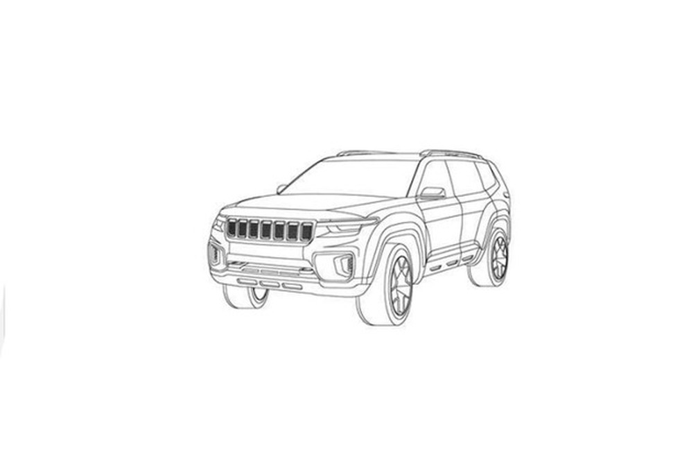 Jeep Grand Commander apareceu em sua versão conceitual (Foto: Reprodução) — Foto: Auto Esporte