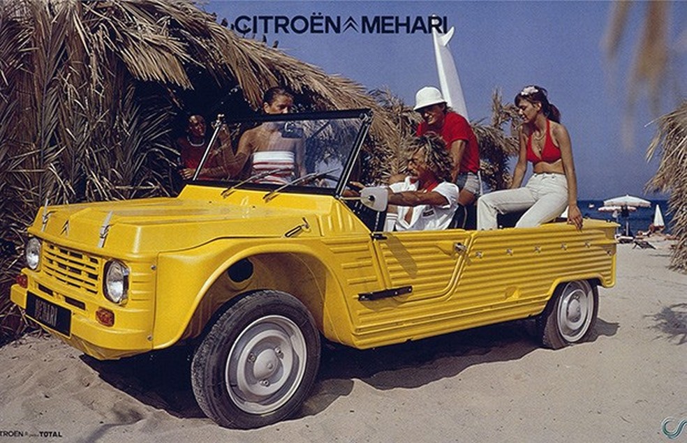 O minimalismo do Citroën Mehári original combinava com praias (Foto: Divulgação) — Foto: Auto Esporte