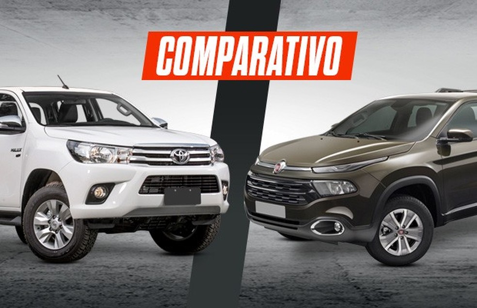 Comparativo: Fiat Toro x Toyota Hilux (Foto: Auto News Brasil) — Foto: Auto Esporte