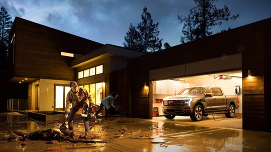 Ford F-150 elétrica pode atuar como gerador de energia residencial