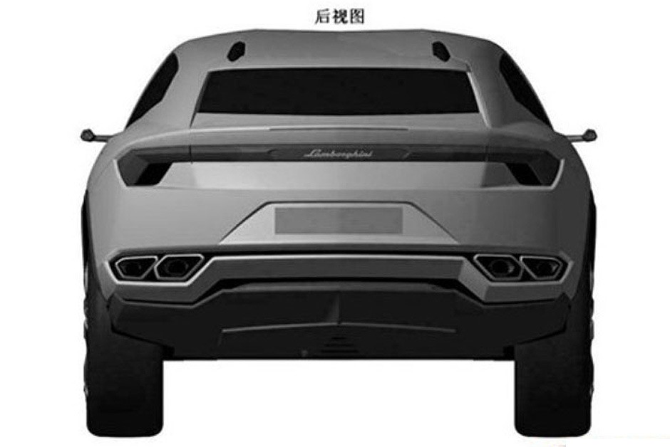 Patente do Lamborghini Urus
