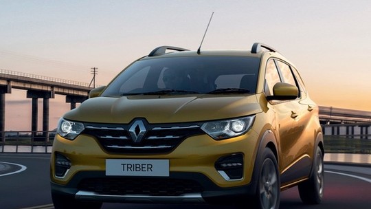 Renault Triber é a minivan do Kwid que leva até sete passageiros e tem motor 1.0