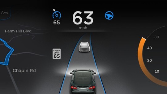Tesla faz atualização em seus carros para fazer uso de radares