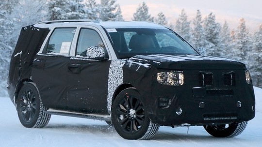 O primeiro flagra do Kia Mohave, o SUV raiz da marca sul-coreana 