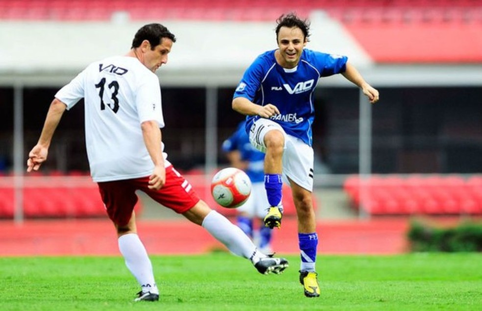 Felipe Massa participa de jogo beneficente no Morumbi (Foto: Divulgação) — Foto: Auto Esporte