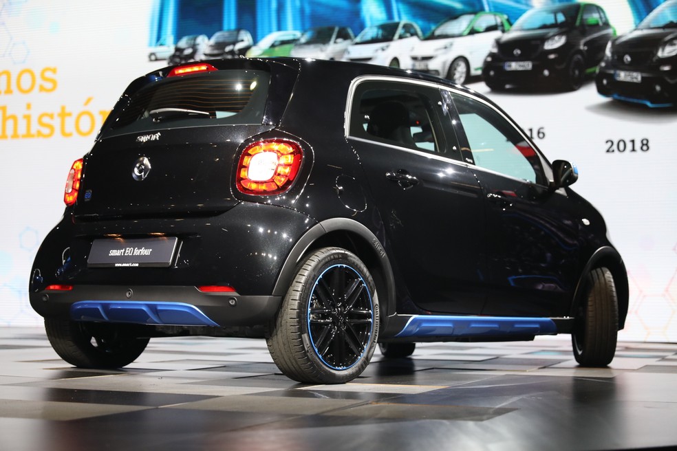 Smart ForFour no Salão do Automóvel de São Paulo em 2018 — Foto: Fabio Tito/G1