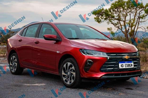 Projeção mostra como pode ser o novo Chevrolet Onix