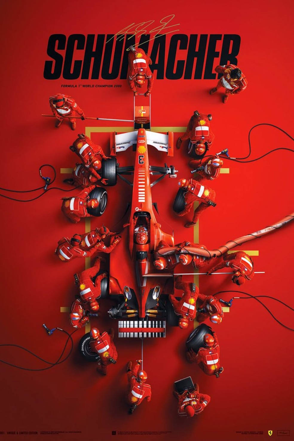 Pôster do documentário que conta detalhes da vida de Schumacher — Foto: Divulgação