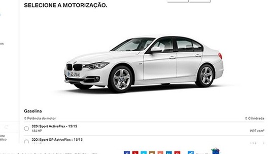 BMW Brasil lança ferramenta que permite configurar o carro no site