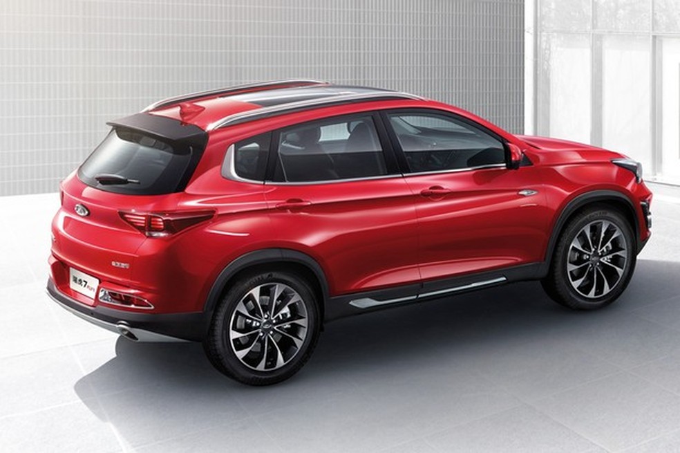 Traseira do Tiggo 7 tem novas lanternas e para-choque (Foto: Divulgação) — Foto: Auto Esporte