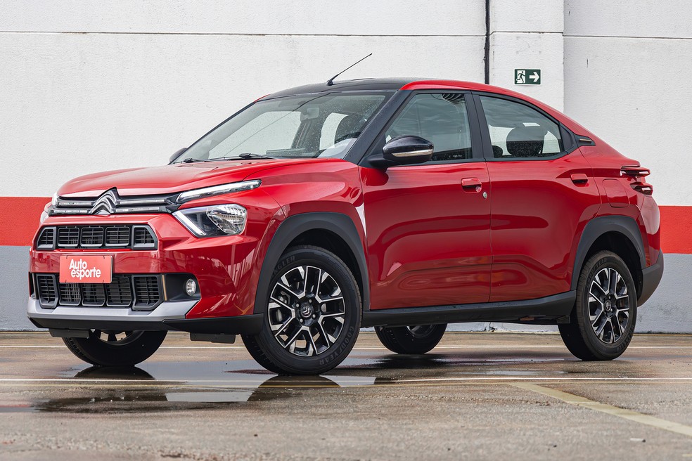 Citroën Basalt terá conjunto híbrido leve em 2026 — Foto: Renato Durães/Auto News Brasil