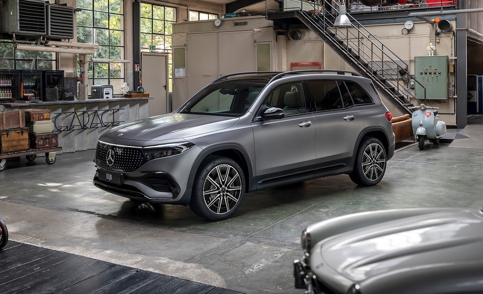 Mercedes-Benz EQB recebe medalha de bronze quando falamos de veículos com seguros mais caros do Brasil — Foto: Divulgação