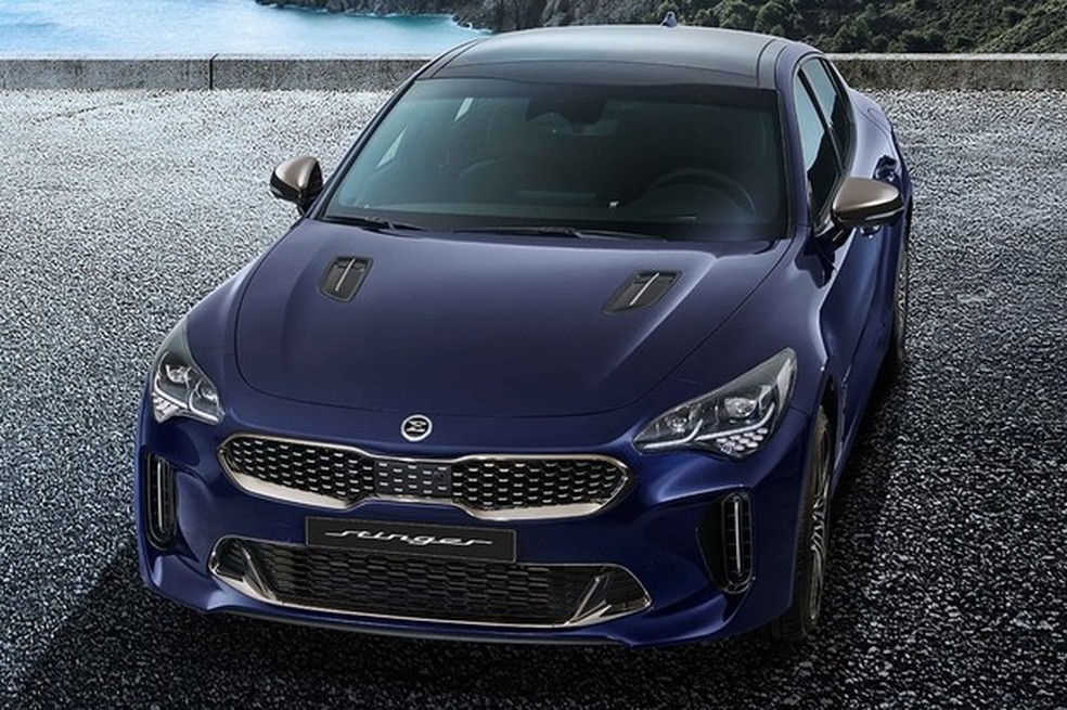Kia Stinger 2021 recebeu um facelift leve (Foto: Divulgação) — Foto: Auto Esporte