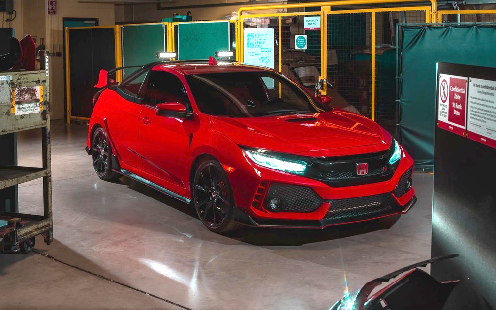 Versão picape do Civic Type R acelera de 0 a 100 km/h em menos de 6 segundos — Foto: Divulgação