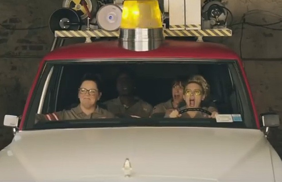 Ecto-1, carro do filme Caça-Fantasmas (Foto: Reprodução/Youtube) — Foto: Auto Esporte