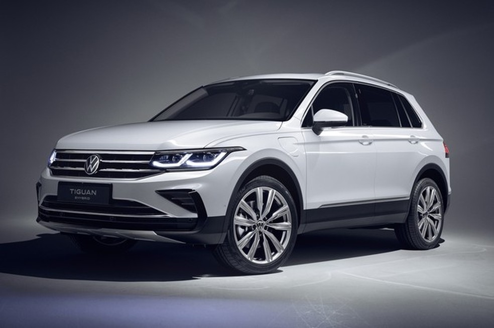 O novo Tiguan marcará a chegada da versão híbrida plug-in no Brasil (Foto: Divulgação) — Foto: Auto Esporte