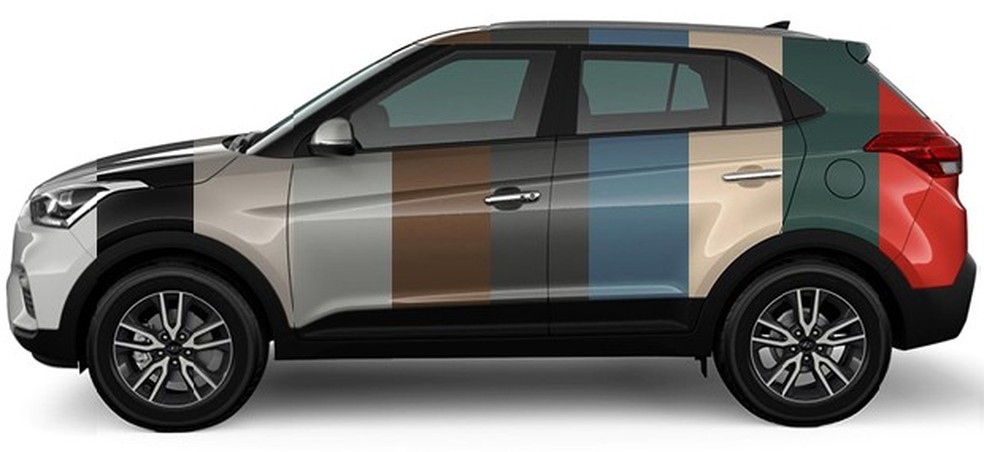 Hyundai Creta tem 10 opções de cores (Foto: Divulgação) — Foto: Auto Esporte