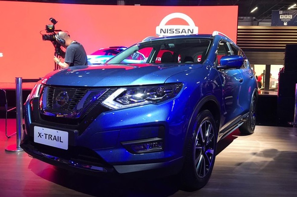Nissan X-Trail apareceu em versão híbrida (Foto: Diogo de Oliveira/Auto News Brasil) — Foto: Auto Esporte