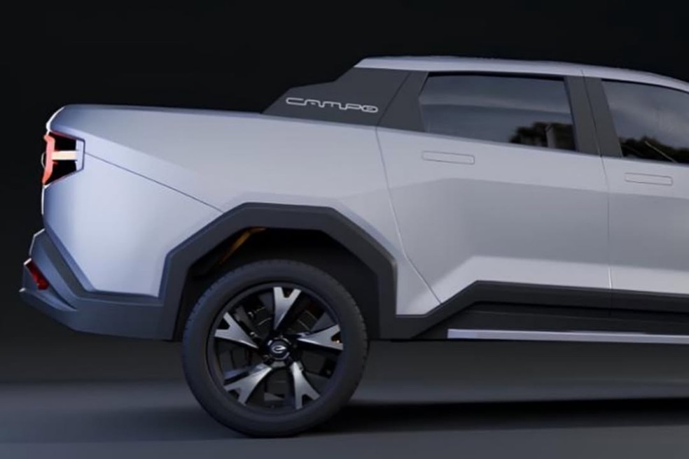 Caçamba da Lecar Campo tem o mesmo comprimento de 1,35 m da Strada — Foto: Divulgação