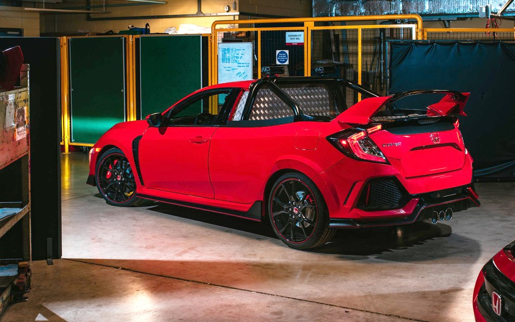 Conceito do Honda Civic Type R em versão picape — Foto: Divulgação