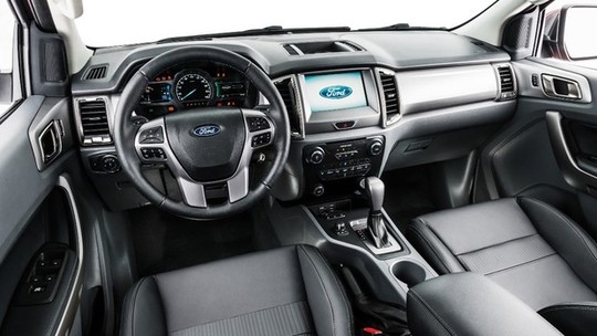 Ford mostra interior da Ranger que chega ao Brasil até março