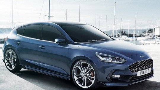 Ford Focus de nova geração é antecipado em imagem