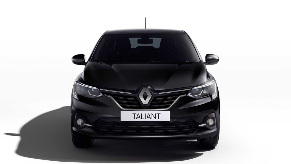 A dianteira do Renault Taliant é muito parecida com a do Captur  — Foto: Divulgação 