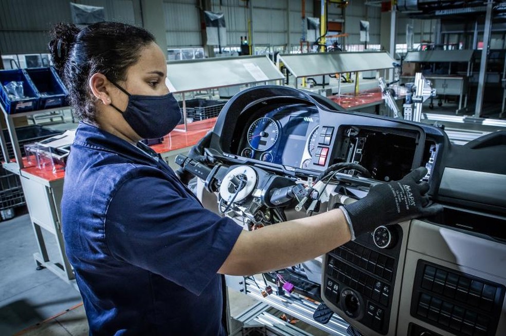 Volkswagen Caminhões e Ônibus levou para dentro de sua fábrica os fornecedores — Foto: Divulgação