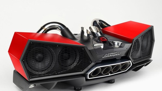 Conheça o Lamborghini de 800 watts de potência para decorar a sua sala