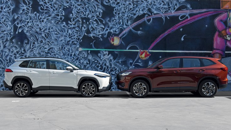 Toyota Corolla Cross XRX Hybrid e GWM Haval H6