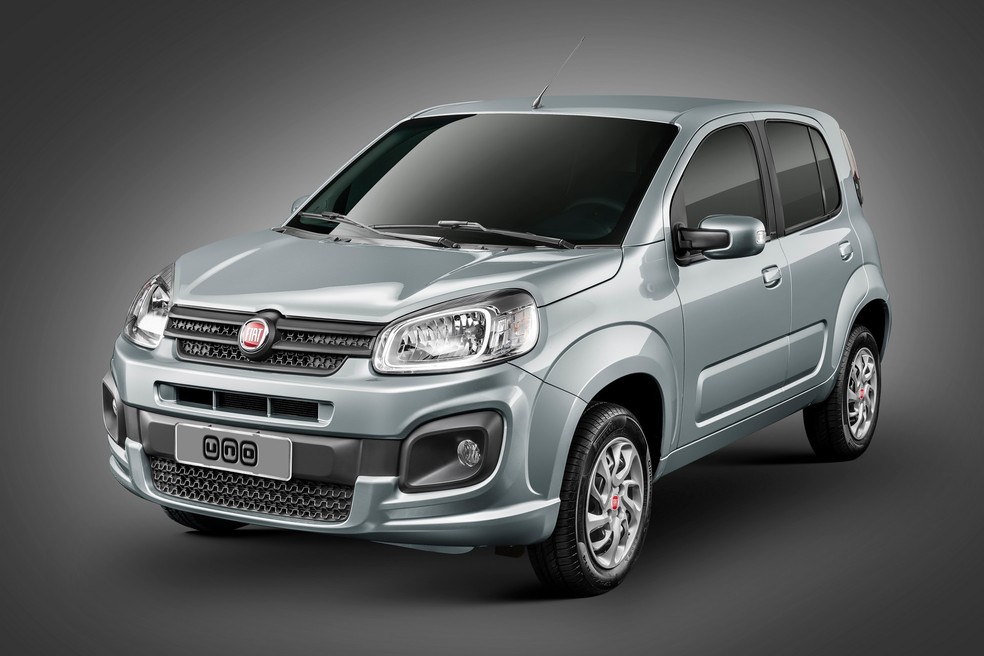 Fiat Uno Attractive oferece baixo consumo de combustível e manutenção acessível — Foto: Divulgação