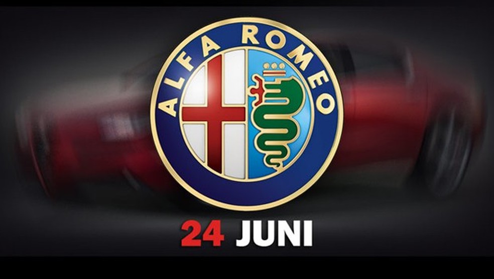 Alfa Romeo divulga primeira teaser do novo sedã Giulia (Foto: Divulgação) — Foto: Auto Esporte