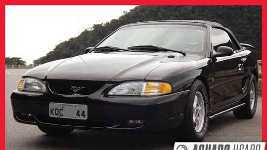 Achado usado: Ford Mustang GT V8 conversível para desfilar