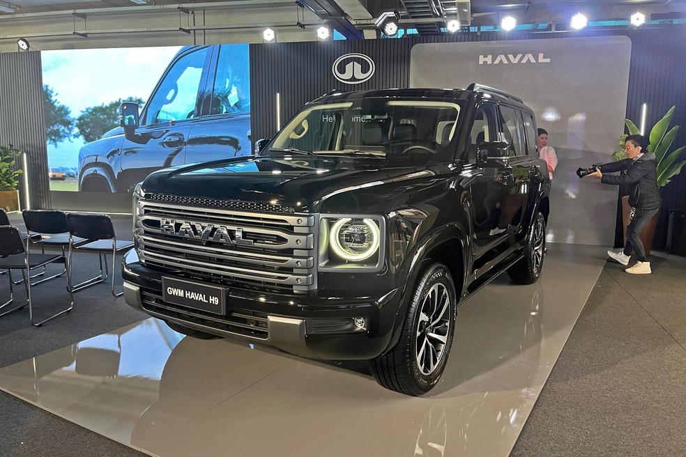 GWM Haval H9 foi apresentado no Festival Interlagos — Foto: Marcus Celestino/Autoesporte