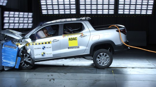 Fiat Strada, o carro mais vendido do Brasil, leva uma estrela no teste de colisão do Latin NCap