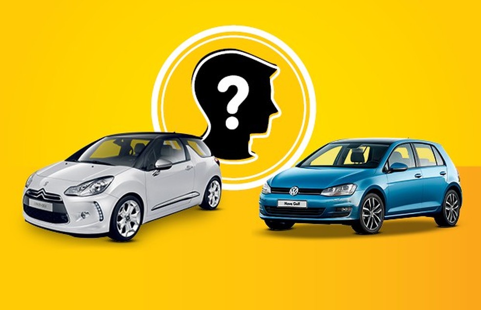 Que carro eu compro Volkswagen Golf e Citroen DS3 home (Foto: Auto News Brasil) — Foto: Auto Esporte