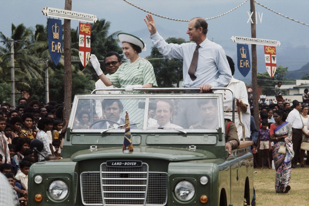 O veículos da Land Rover são companheiros fiéis da família britânica — Foto: GettyImages