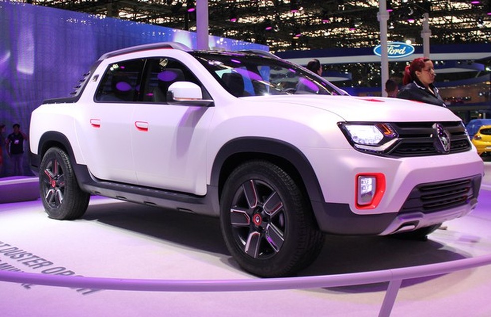 Renault Duster Oroch no Salão do Automóvel 2014 (Foto: Gustavo Maffei/Auto News Brasil) — Foto: Auto Esporte