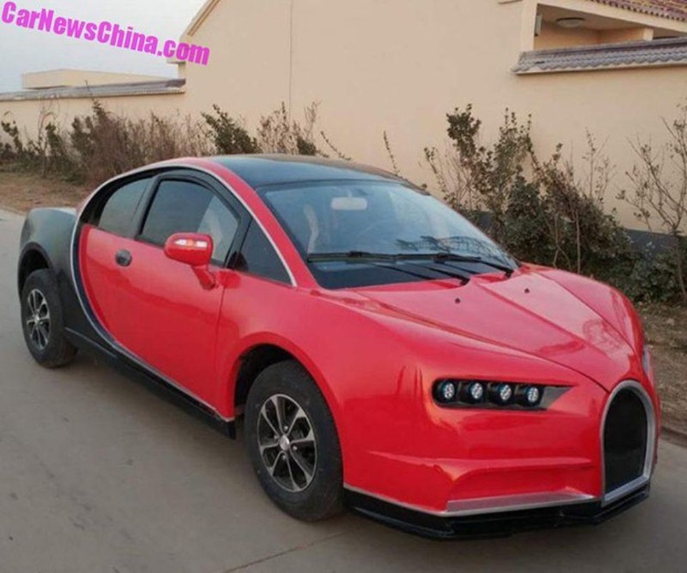 Bugatti Chiron ganha réplica elétrica chinesa (Foto: Reprodução / Car News China) — Foto: Auto Esporte