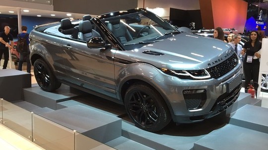 Land Rover Evoque conversível e Discovery aparecem pela primeira vez no Brasil