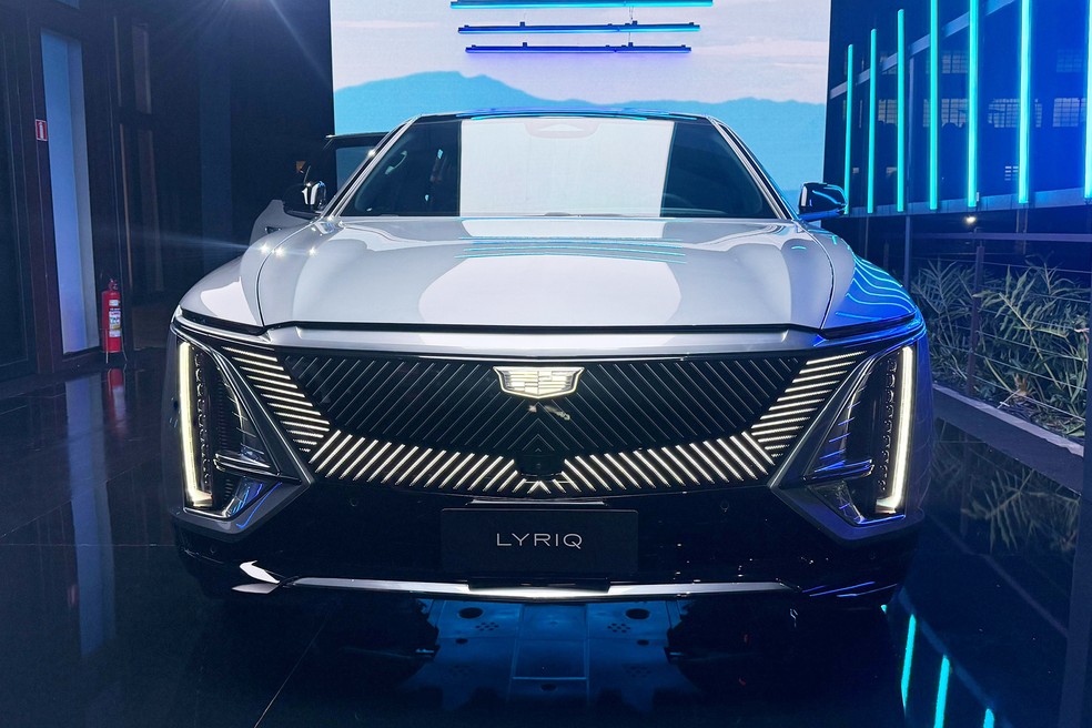 Cadillac Lyriq apresentado no Brasil — Foto: Julia Maria Toledo/Auto News Brasil