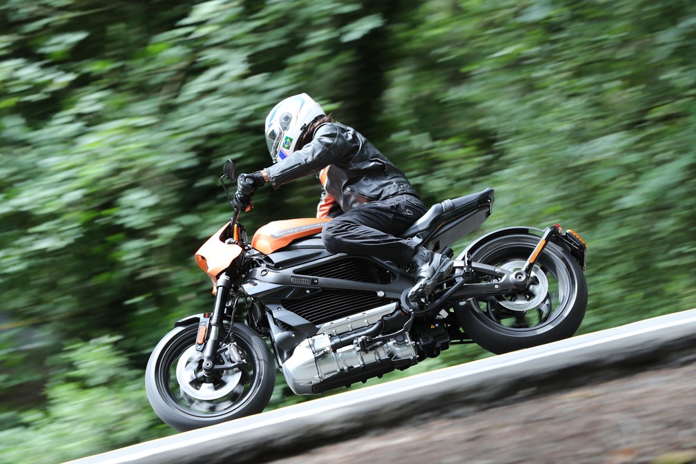 G1 avalia a Harley-Davidson LiveWire em Portland, nos Estados Unidos — Foto: Divulgação