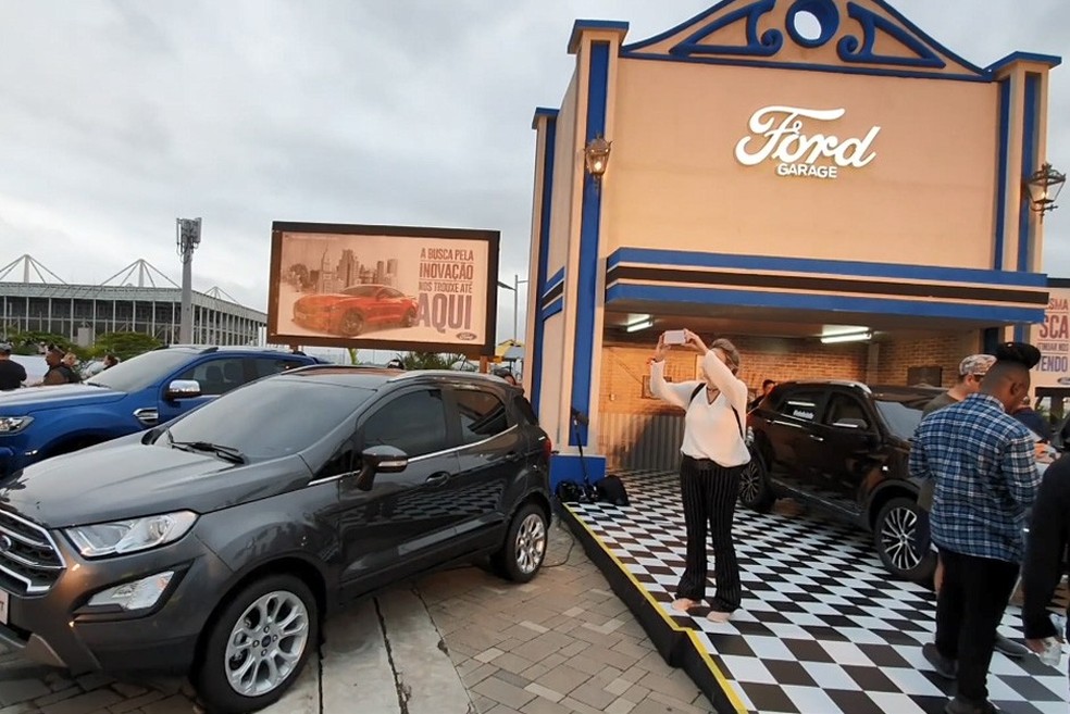 Visitantes podiam conhecer os modelos no Ford Garage (Foto: Ford) — Foto: Auto Esporte
