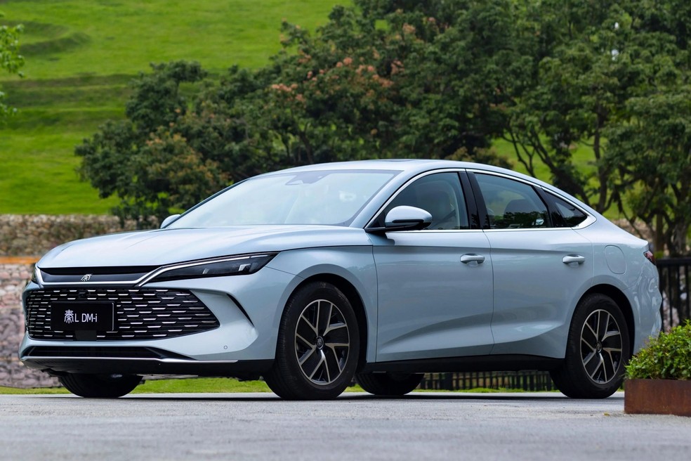 Motor 1.5 DM-i do BYD Qin L PHEV tem eficiência térmica de 46,06%, recorde batido pelo novo 1.5T Mach Hybrid da Dongfeng  — Foto: BYD/Divulgação