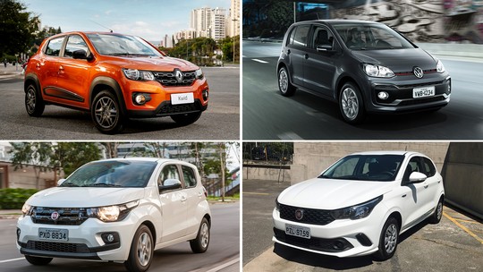 Veja os carros ‘populares’ mais econômicos do país, segundo o Inmetro
