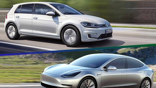 O Volkswagen Golf elétrico é páreo para o Tesla Model 3?