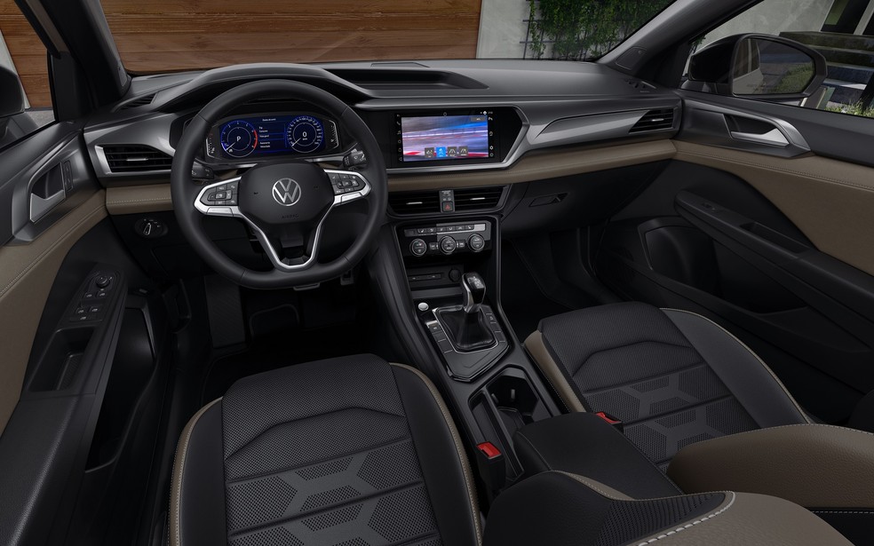 Volkswagen Taos estreia oficialmente com LED na grade, interior de Nivus e porte de Jeep Compass