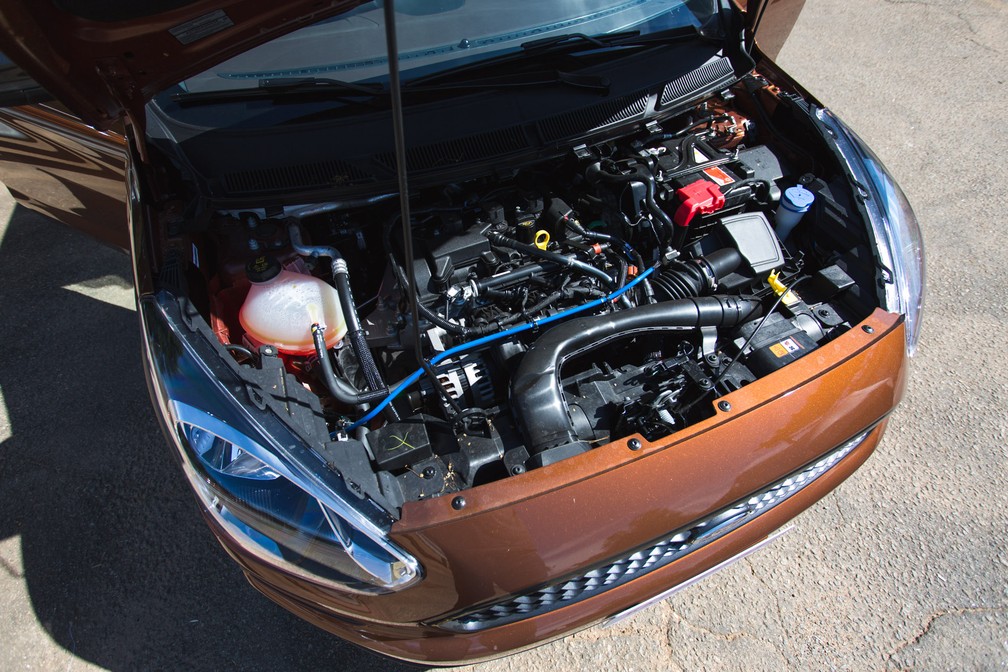 Motor 1.5 de 3 cilindros estreia no Ka FreeStyle — Foto: Marcelo Brandt/G1